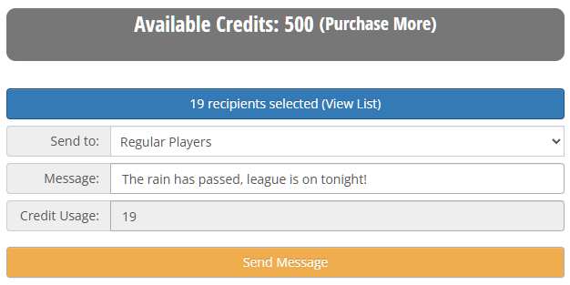 Sending text messages